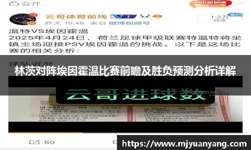 林茨对阵埃因霍温比赛前瞻及胜负预测分析详解